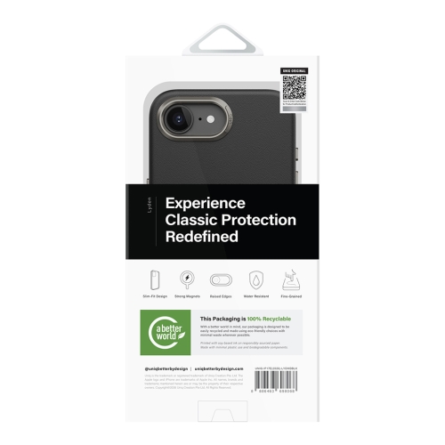 Uniq для iPhone 17e/16e чехол Lyden Dallas Black (Magsafe)