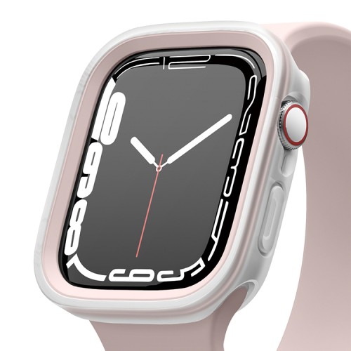 Чехол Elago DUO case для Apple Watch 41/40 мм, прозрачный/розовый