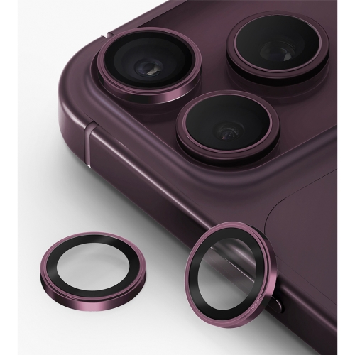 Uniq стекло для iPhone 18 Pro/18 Pro Max OPTIX Camera Lens PRIME Sapphire Stainless steel Burgundy
