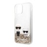 Lagerfeld Liquid glitter Karl & Choupette Hard для 11, золотой KLHCN61GKCD