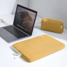 Папка Tomtoc TheHer Jelly Laptop Sleeve Kit 2-in-1 A23 для Macbook Pro/Air 13", желтая (A23-C02Y01)