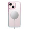 Uniq для iPhone 15 чехол Combat DUO Blue/Pink (MagSafe)