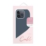 Uniq для iPhone 15 Pro Max чехол COEHL MUSE Leatherette with Strap Sapphire Blue (MagSafe)