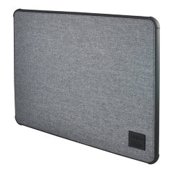 Чехол Uniq DFender Sleeve Kanvas для MacBook Pro 15 (2016-2019), серый