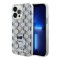 Karl Lagerfeld для iPhone 15 Pro Max чехол PC/TPU Monogram NFT Choupette Hard Transparent