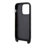Karl Lagerfeld для iPhone 15 Pro Max чехол Crossbody cardslot PU Saffiano NFT Karl&Choupette Hard Silver