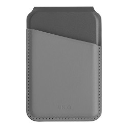Uniq магнитный бумажник Lyden DS Magnetic FRID-blocking cardholder with Stand Rhino Grey/Black