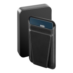 EnergEA АКБ MagWallet CARD, 10000W Magsafe 15W USB-C 20W with Card slots and Stand Gun/Black