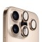 BlueO стекло для iPhone 16 Pro/16 Pro Max, Camera Lens 99-AR PVD Alloy 3 шт. Gold Titan (+instal)