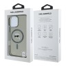 Karl Lagerfeld для iPhone 16 Pro чехол PC/TPU NFT Karl Black (MagSafe)