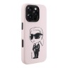 Karl Lagerfeld для iPhone 16 Pro Max чехол Liquid Silicone NFT Graffiti Karl Ikonik Hard Pink (MagSafe)