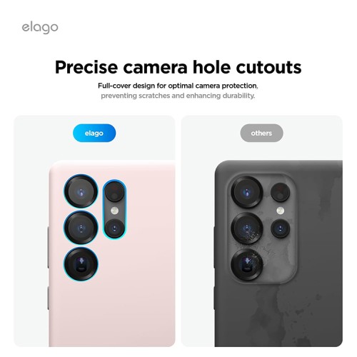 Elago для Galaxy S25 Ultra чехол GLIDE (tpu+pc) Lovely Pink/Medium Grey (Magnetic)