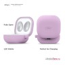 Силиконовый чехол Elago Silicone Hang case для Galaxy Buds 2/Live/Pro, Lavender