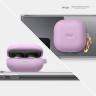 Силиконовый чехол Elago Silicone Hang case для Galaxy Buds 2/Live/Pro, Lavender