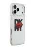 DKNY для iPhone 17 Pro Max чехол IML Heart Logo Metal camera Hard Transparent