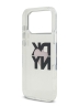 DKNY для iPhone 17 Pro Max чехол IML Heart Logo Metal camera Hard Transparent