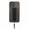 Чехол Uniq Heldro +Band Anti-microbial для iPhone 12 Pro Max, серый