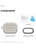 Elago для AirPods Pro 3 чехол Armor Silicone Hang case Stone