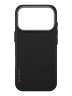 Uniq для iPhone 17 Pro чехол KEVA EDGE Full Kevlar Carbon Black (MagSafe)