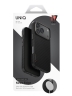 Uniq для iPhone 17 Pro чехол KEVA EDGE Full Kevlar Carbon Black (MagSafe)