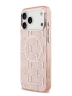 Karl Lagerfeld для iPhone 17 Pro чехол IML KL Monogram Metal camera Hard Pink (MagSafe)