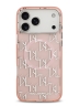 Karl Lagerfeld для iPhone 17 Pro чехол IML KL Monogram Metal camera Hard Pink (MagSafe)