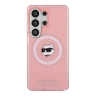 Karl Lagerfeld для Galaxy S26 Ultra чехол IML NFT Choupette Head on logo Hard Pink (MagSafe)