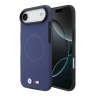 BMW для iPhone Air чехол M-series PU Full Wrapped Metal logo & Cam Hard Navy (MagSafe)