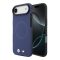 BMW для iPhone Air чехол M-series PU Full Wrapped Metal logo & Cam Hard Navy (MagSafe)