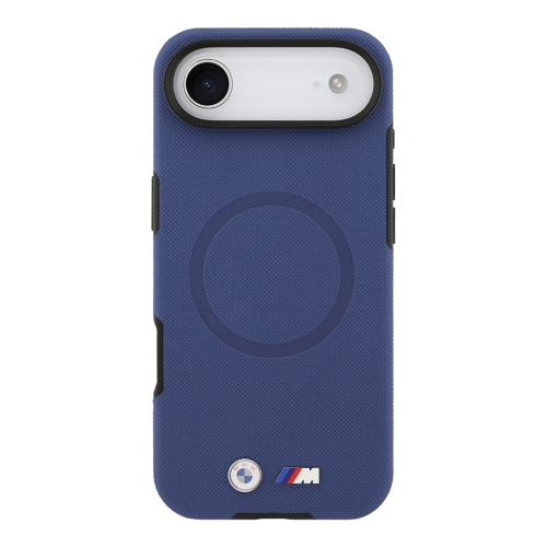 BMW для iPhone Air чехол M-series PU Full Wrapped Metal logo & Cam Hard Navy (MagSafe)