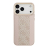 Guess для iPhone 17 Pro Max чехол PU 4G Stripe Classic metal logo Gold camera Hard Pink (MagSafe)
