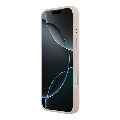 Guess для iPhone 17 Pro Max чехол PU 4G Stripe Classic metal logo Gold camera Hard Pink (MagSafe)