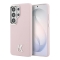 Karl Lagerfeld для Galaxy S26 Ultra чехол PU Full Wrapped K HEAD Metal logo & Cam Hard Pink (MagSafe)