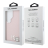 Karl Lagerfeld для Galaxy S26 Ultra чехол PU Full Wrapped K HEAD Metal logo & Cam Hard Pink (MagSafe)