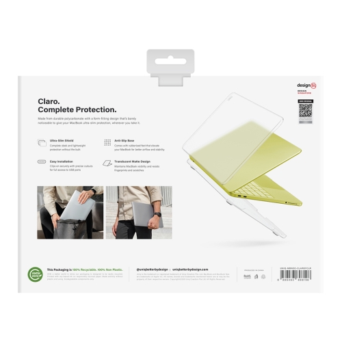 Uniq для Macbook Neo 13 (2026) Claro (Frost Clear)