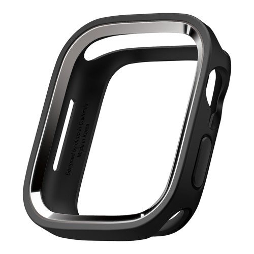 Чехол Elago DUO case для Apple Watch 45/44 мм, черный/серый