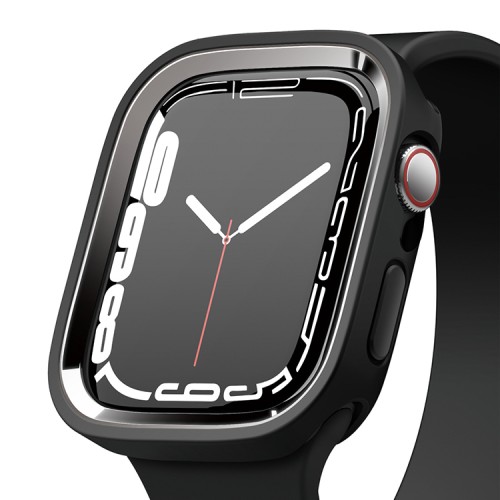 Чехол Elago DUO case для Apple Watch 45/44 мм, черный/серый