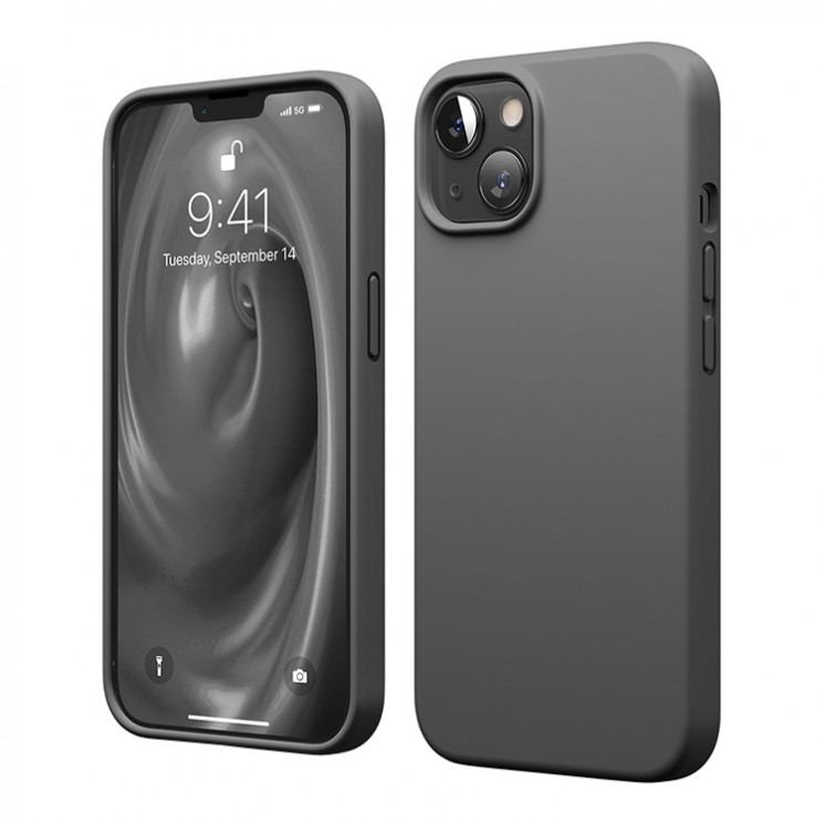 Чехол Elago Soft Silicone для iPhone 13, серый