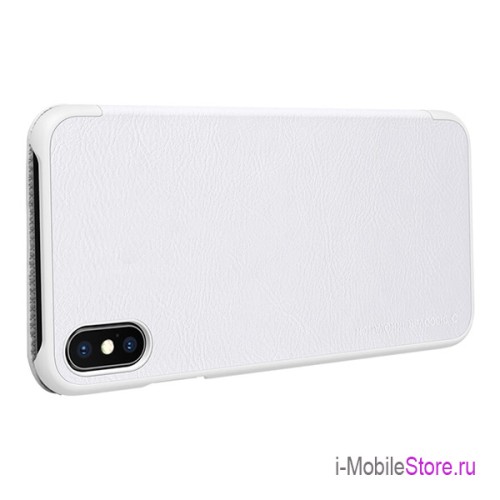 Чехол Nillkin Qin для iPhone XS Max, белый