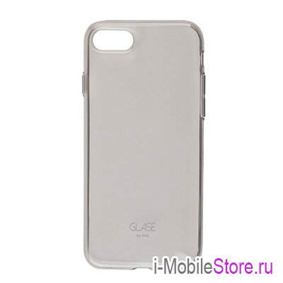 Чехол Uniq Glase для iPhone 7/8/SE 2020, серый