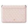 Чехол Guess Sleeve 4G with Triangle metal logo для ноутбуков 13-14", розовый