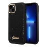 Чехол Guess PU Croco metal logo Hard для iPhone 14 Plus, черный