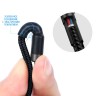 Кабель Baseus Cafule Type-C PD2.0 60W flash charging data line (2 метра), черный/серый