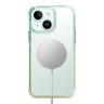 Uniq для iPhone 15 чехол Combat DUO Sea Green/Soft Yellow (MagSafe)