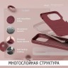 Elago для iPhone 15 Pro чехол Soft silicone (Liquid) Burgundy