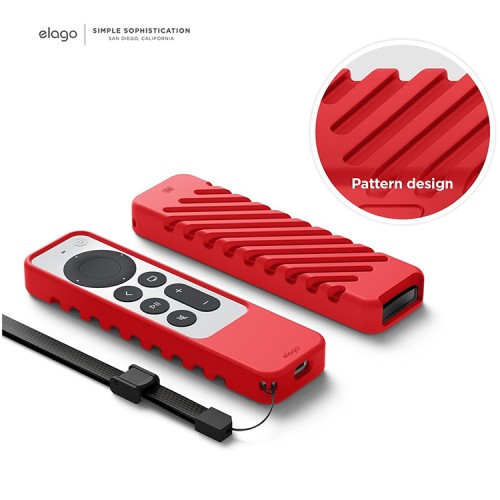 Elago для пульта Apple TV 2021/22 чехол R3 Protective case Red