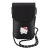 Hello Kitty для смартфонов сумка Wallet Phone Bag PU Smooth leather Dreaming Kitty with Cord Black