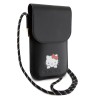 Hello Kitty для смартфонов сумка Wallet Phone Bag PU Smooth leather Dreaming Kitty with Cord Black