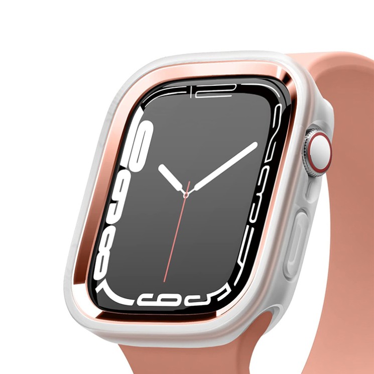 Elago для Apple Watch 44/45 mm чехол DUO case Clear/Rose gold