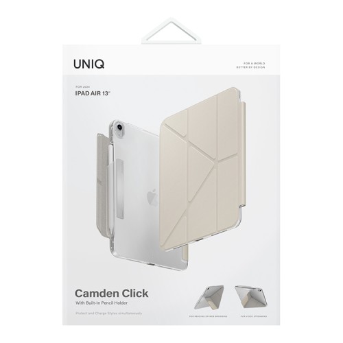 Uniq для iPad Air 13" (2024/25) чехол Camden Click Ivory